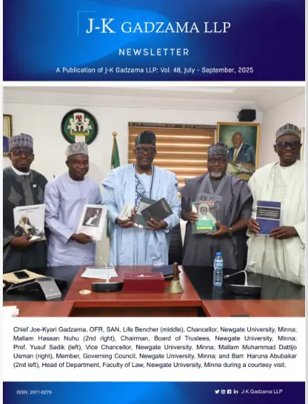 Building a Better Society: Gadzama SAN Highlights NLS’s National Role in Quarterly Newsletter